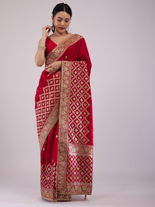 Embellished Embroidered Saree