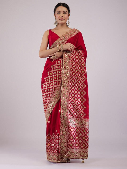 Embellished Embroidered Saree